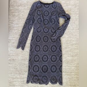 Beautiful High Fashion Luxury Crochet LACE Dress Wedding Gown